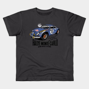 RENAULT ALPINE MONTECARLO RACE Kids T-Shirt